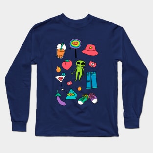 Alien Weird Collection Long Sleeve T-Shirt